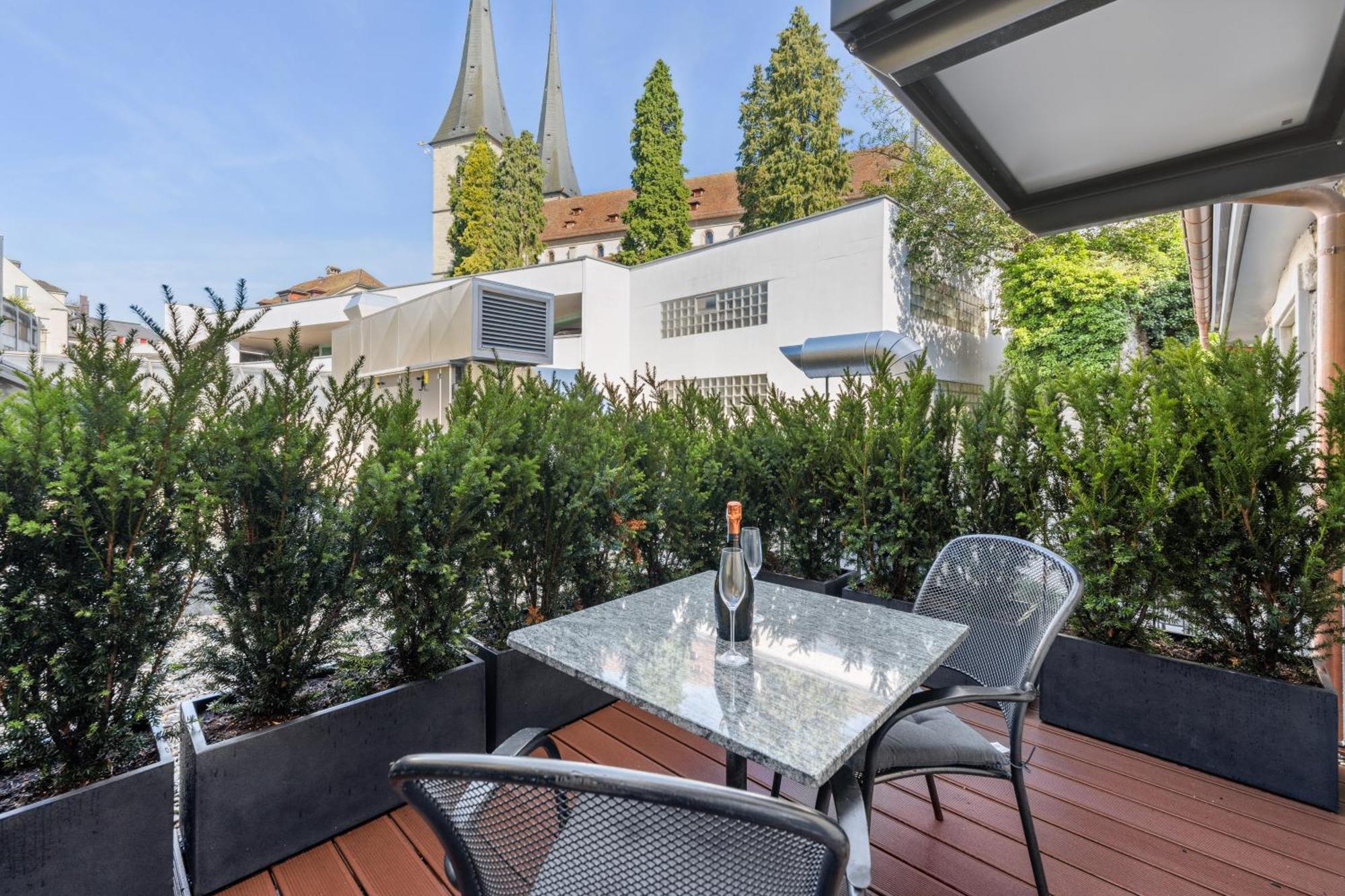 Glandon Rooms Haldenhof - Self-Check-In Lucerne Bagian luar foto